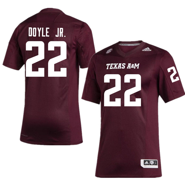 Men #22 Antonio Doyle Jr. Texas A&M Aggies College Football Jerseys Sale-Maroon - Click Image to Close